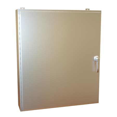 Hammond 3 Point Latch with Padlock Handle Electrical Enclosures, 42 in H, 8 in D, 36 in W HW42368S16HK